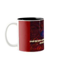 Miracles Are Happening Everyday Mug (red) by Seaytuscansun Miracles Are Happening Everyday Mug (red)