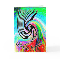 Miracles Happen Chanukah Cards by yosefdreams Miracles Happen Chanukah Cards
