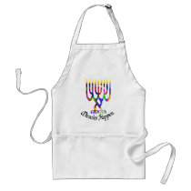 Miracles Happen Menorah Aprons aprons