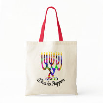 Miracles Happen Menorah Bags bags