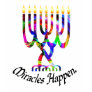 Miracles Happen Menorah Shirt