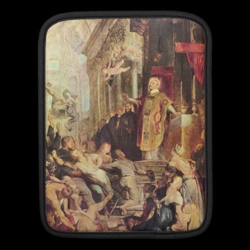 Miracles of St. Ignatius of Loyola by Paul Rubens Sleeves For Ipads