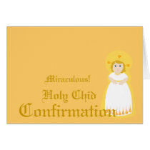 Miraculous Confirmation-Customize cards