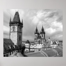 Mirada fija Mesto de Praga Impresiones