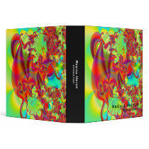 Mirador II · Fractal Art · Red & Green Binders