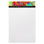 Mirador II · Fractal Art · Red &amp; Green Personalized Stationery