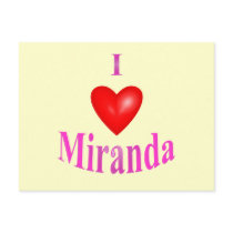 Miranda Postcards