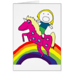 Miranda Riding Unicorn cards