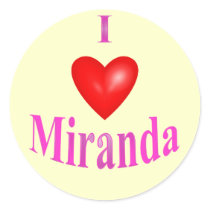 Miranda Stickers