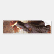 Miranda The Tempest by John William Waterhouse bumper stickers