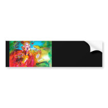 MIRANDOLINA  / Venetian Carnival Masks Bumper Sticker
