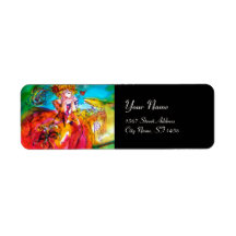 MIRANDOLINA  / Venetian Carnival Masks Labels