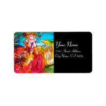 MIRANDOLINA  / Venetian Carnival Masks Labels