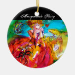 MIRANDOLINA  / Venetian Carnival Masks Ornaments