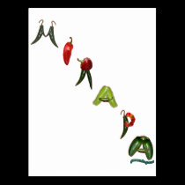 Mirapa Chili Peppers postcards