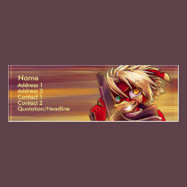 Mirrage Profile Card business cards