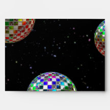 Mirror Ball Party New Year Envelopes