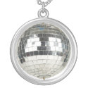 Mirror Ball Pendant Necklace necklace