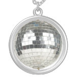 Mirror Ball Pendant Necklace
