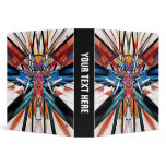 Mirror Image Abstract 3 Ring Binder