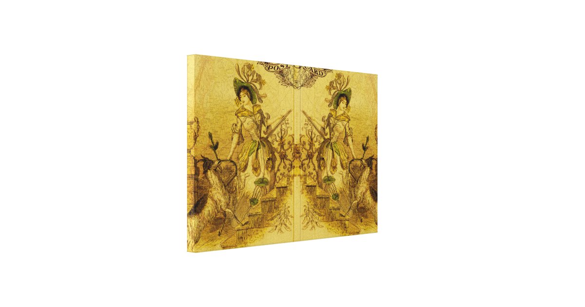 Mirror Image Canvas Print Zazzle