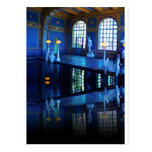 Mirror Image Hearst Castle Indoor Pool Postcard