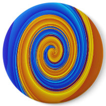 Mirror image of bubbles, swirled on a button. by design_girl Mirror image of bubbles, swirled on a button.