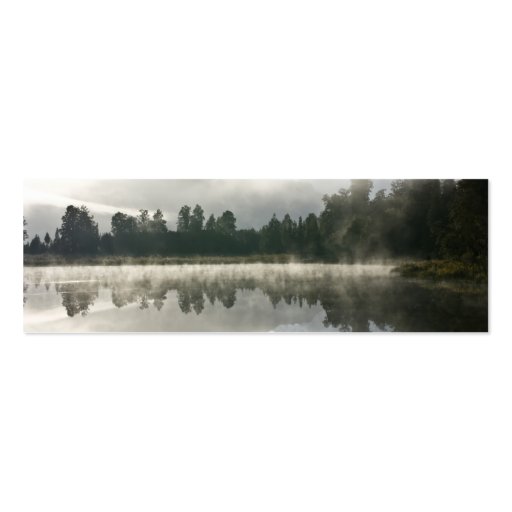 Mirror Lake, Early Morning Business Card Templates (front side)