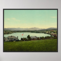 Mirror Lake, Lake Placid New York Poster