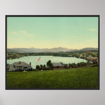 Mirror Lake, Lake Placid New York Poster