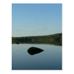 Mirror Lake With Stone In Water Postcard