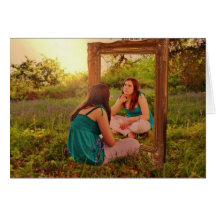 Mirror Mirror.. Greeting Card