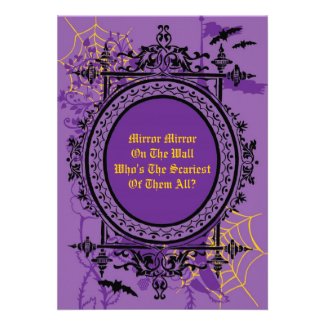 Mirror Mirror Halloween InvitationInvitation Announcements