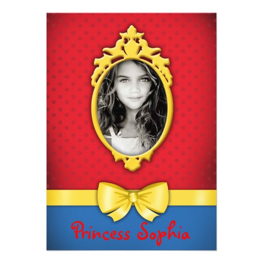 Mirror, Mirror on the wall princess Invitation