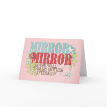 Mirror on the wall greeting cards