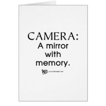 Mirror with Memory Quote Greeting Cards