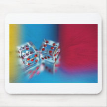 Mirrored Dice Mousepad