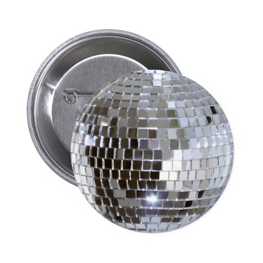 Mirrored Disco Ball Pin Zazzle