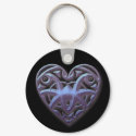 Mirrored Hearts keychains by blarneybin Mirrored Hearts keychains