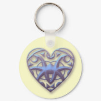 Mirrored Hearts keychains