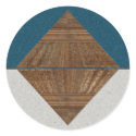 Mirrored Pyramid Sticker