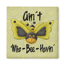 Mis-Bee-Havin´ Fridge Magnets