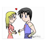 Mis-Matched Couple Post Cards