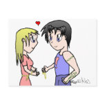Mis-Matched Couple Post Cards