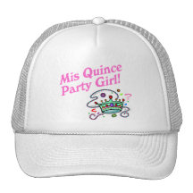 Mis Quince Party Girl Trucker Hats