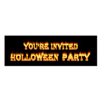 Mis Spelled Holloween Party Invitations in fire business cards by ultraflames Mis Spelled Holloween Party Invitations in fire business cards