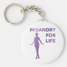 "Misandry para llavero de la vida"