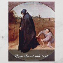 Misanthrope By Bruegel D. Ä. Pieter (Best Quality) Flyers