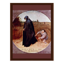 Misanthrope By Bruegel D. Ä. Pieter (Best Quality) Post Cards
