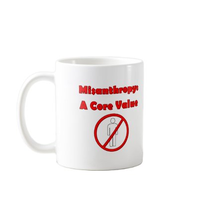 Misanthropy : A Core Value Coffee Mug by brianadragon